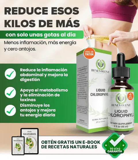Benevolent® | Clorofila Líquida en gotas