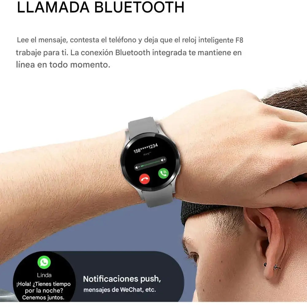 Smart Watch F8 – Tecnología, estilo y conexión en un solo regalo.