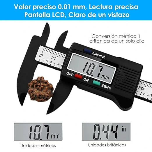 Calibrador Digital Pro™: Precisión Milimétrica y Lectura Instantánea