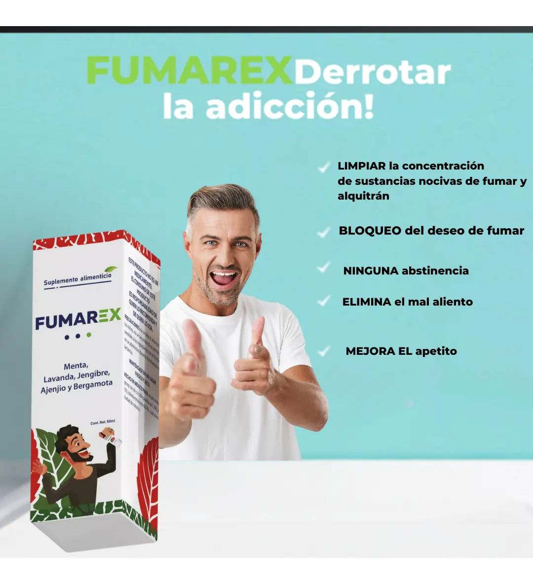 Fumarex: Apaga las Ganas de Fumar en Segundos y Recupera el Control de tu Vida