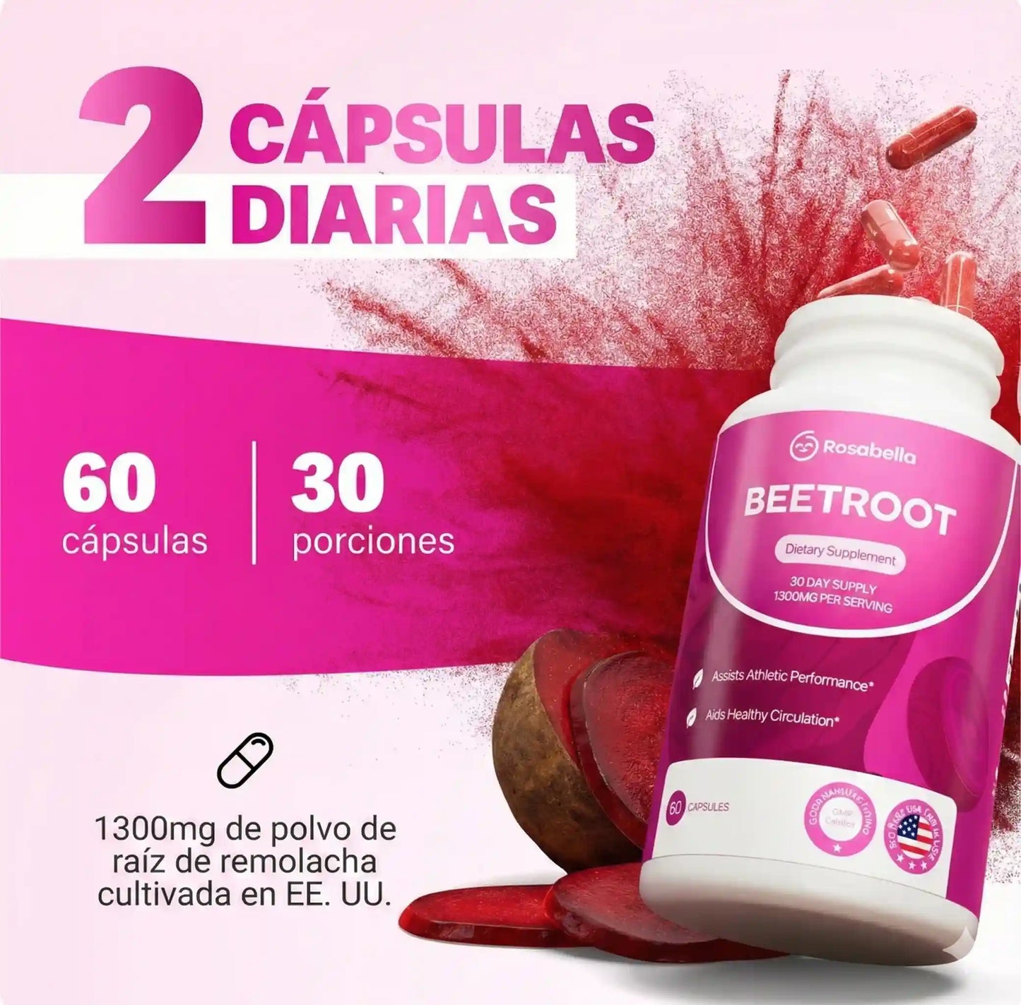 Beetroot Cápsulas: El impulso natural que su corazón y su energía necesitan