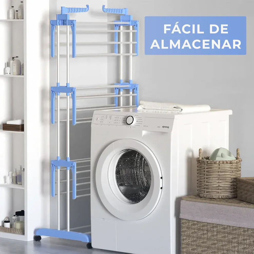 Tendedero para ropa 3 niveles plegable™