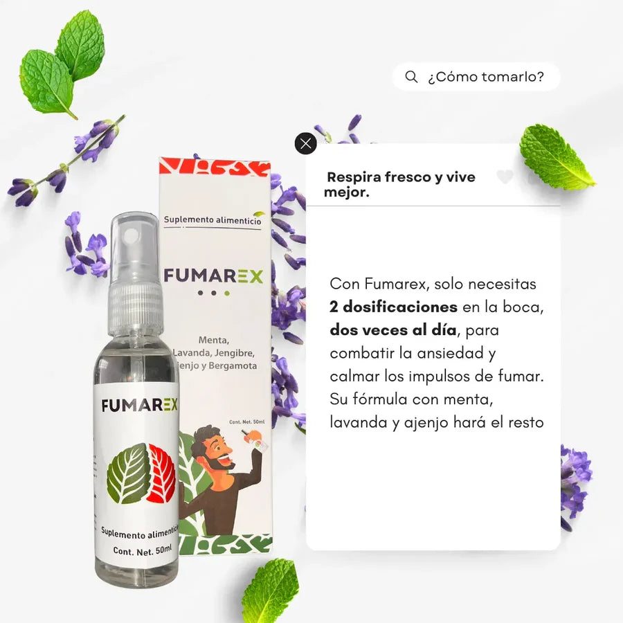 FUMAREX™ - Apoyo natural para dejar el cigarrillo sin sufrimiento