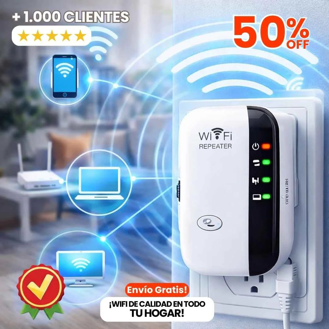 Repetidor WiFi Max Pro - potencia y mejora inmediata