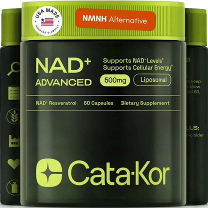 NAD+ADVANCED CATA-Kor: Energía celular premium para sentirte joven, alerta y vibrante.