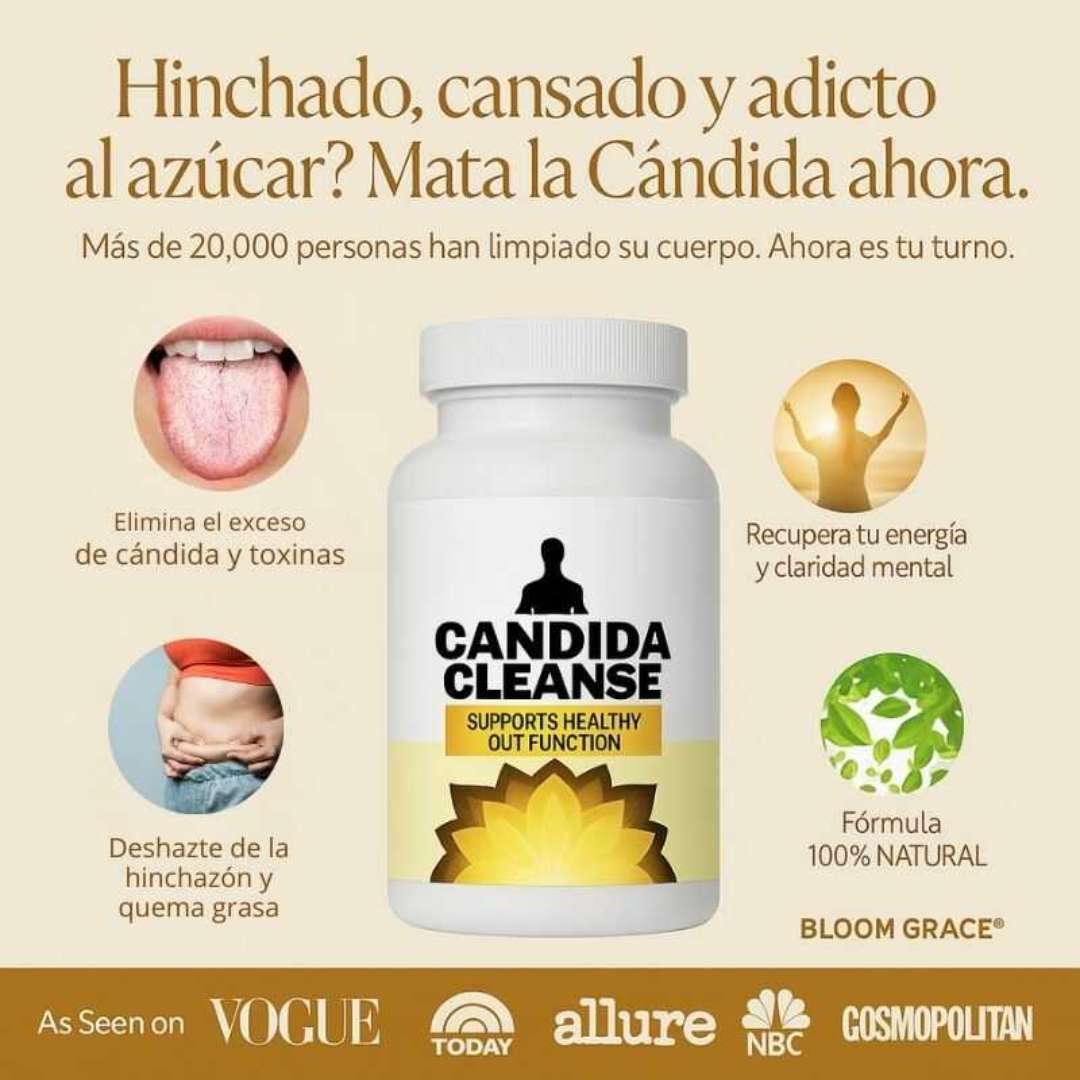 OFERTA 2X1 Candida Cleanse 1000Mg ORIGINAL – 60 Cápsulas 🌿