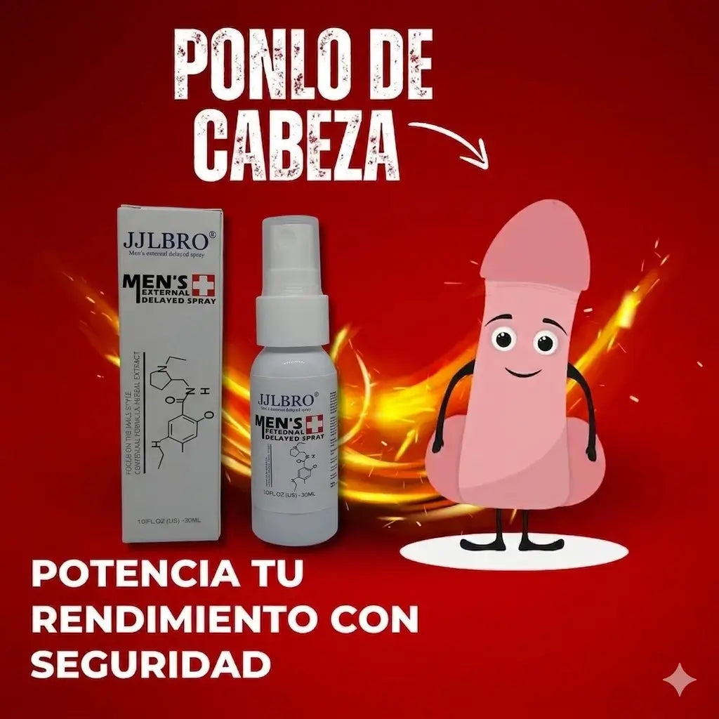 JJLBRO Mens Spray™ -⏳ Spray Retardante de Larga Duración para Hombres