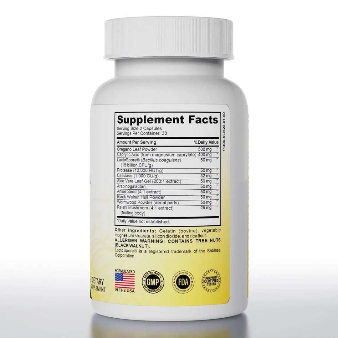 OFERTA 2X1 Candida Cleanse 1000Mg ORIGINAL – 60 Cápsulas 🌿