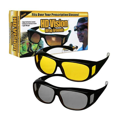 2x1 Gafas Lentes Hd Vision: Conduce con Confianza y Sin Reflejos Molestos a Cualquier Hora del Día