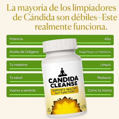 OFERTA 2X1 Candida Cleanse 1000Mg ORIGINAL – 60 Cápsulas 🌿