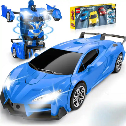 Carro Transformer con sensores SIN CONTROL REMOTO, para niños de 3 a 10 años. Se envían colores aleatorios entre amarillo, azul y rojo.