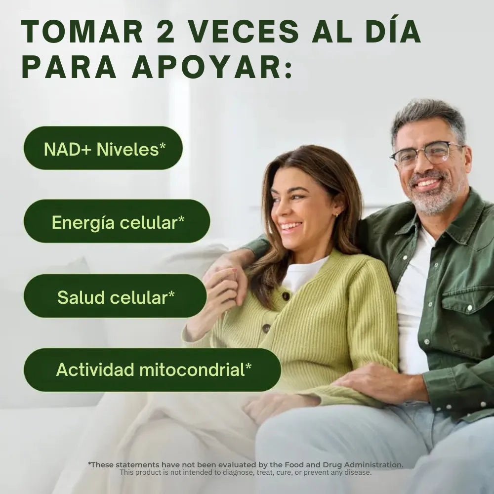 NAD+ADVANCED CATA-Kor: Energía celular premium para sentirte joven, alerta y vibrante.