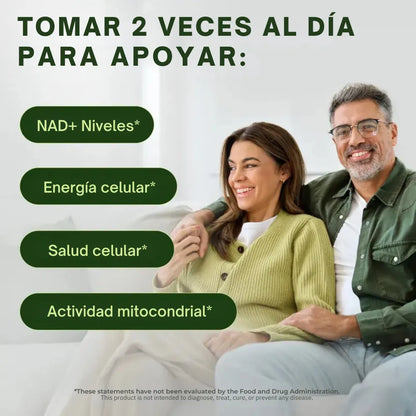 NAD+ADVANCED CATA-Kor: Energía celular premium para sentirte joven, alerta y vibrante.