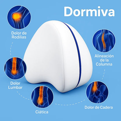 Duerme sin dolor con Dormiva® Cojín Ortopédico
