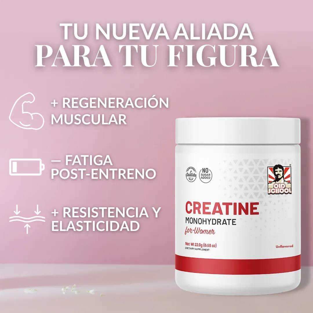 Creatine Pure Premium® Especial Mujeres - 💖 Más Energía. Mejor Recuperación. Músculos Firmes