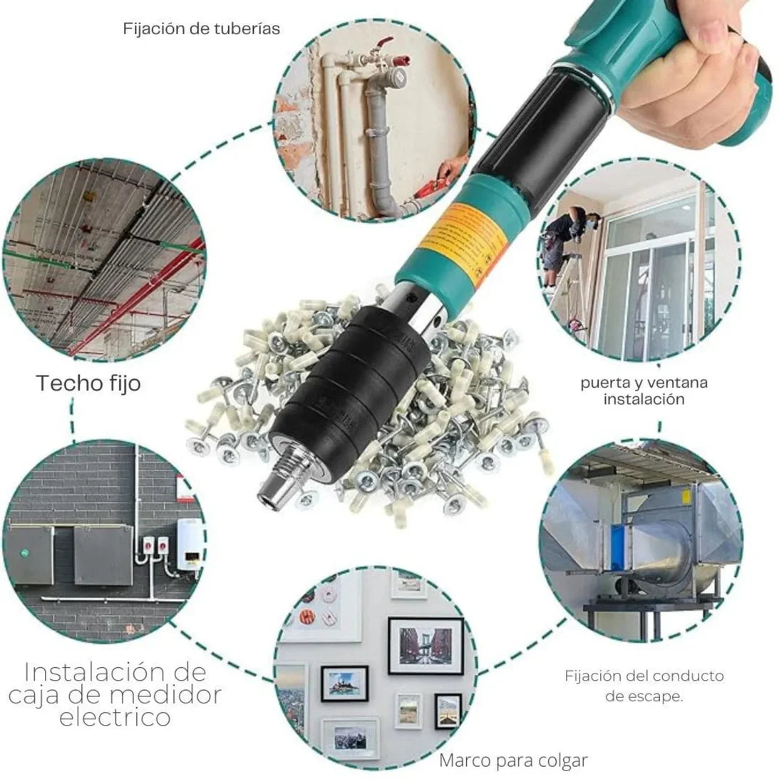 Clavotech - KIT COMPLETO Pistola Remachadora Pro