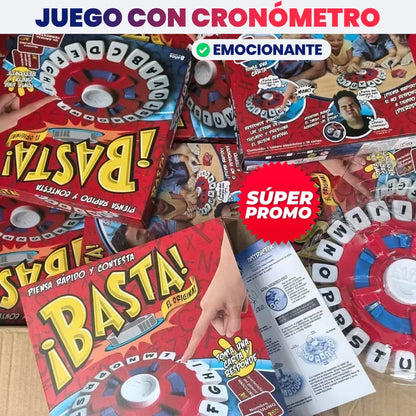 ¡BASTA! - JUEGO DE PALABRAS RÁPIDO, EDUCATIVO Y DIVERTIDO