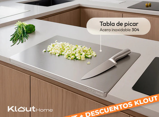 Tabla de Acero Inoxidable Premium: La solución definitiva para una cocina higiénica, libre de olores y bacterias