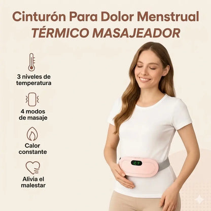 CALMABELT™  - Masajeador térmico para cólicos menstruales