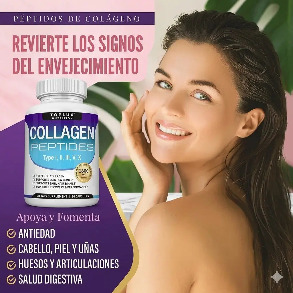 COLLAGEN 1800mg - PIEL HERMOSA Y ARTICULACIONES SIN DOLOR