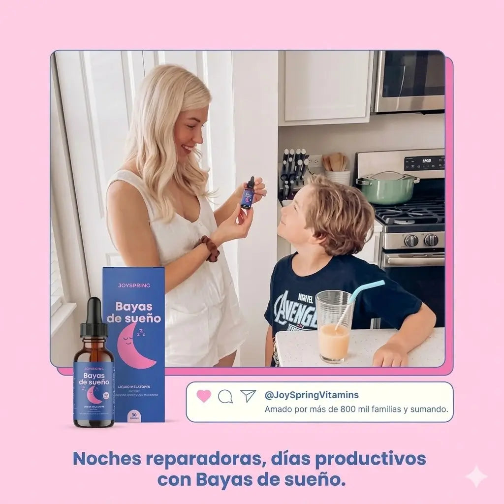 SleepBerry de JoySpring: El apoyo natural para dulces sueños.