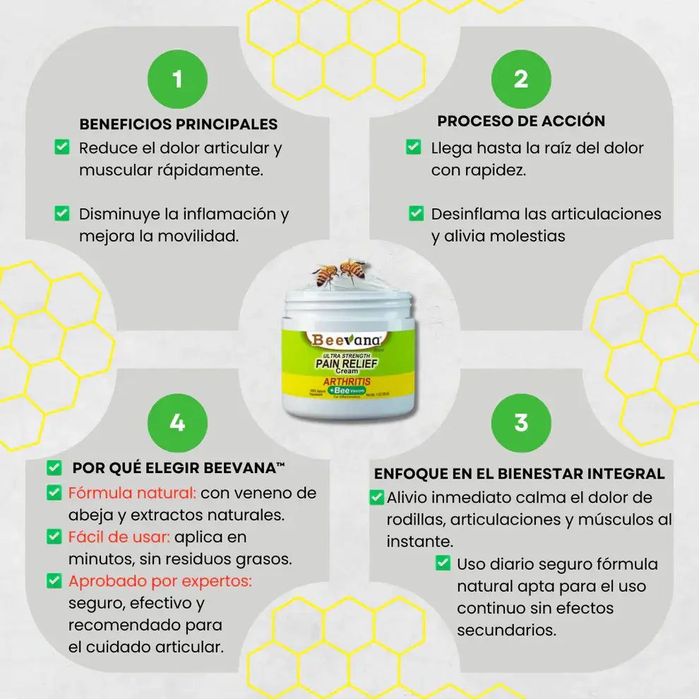 Crema Beevana Original Con Veneno de Abeja
