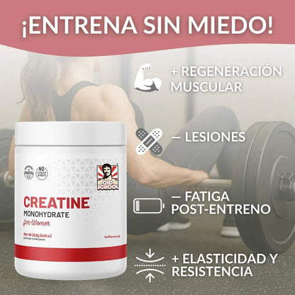 Creatine Pure Premium® Especial Mujeres - 💖 Más Energía. Mejor Recuperación. Músculos Firmes