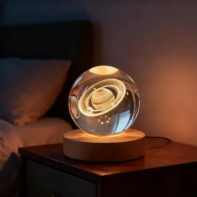 Lámpara Saturno 3D: Más que una Luz, la Promesa de un Vínculo Eterno que Iluminará sus Noches