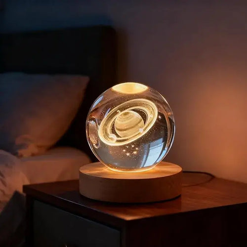 Lámpara Saturno 3D: Más que una Luz, la Promesa de un Vínculo Eterno que Iluminará sus Noches