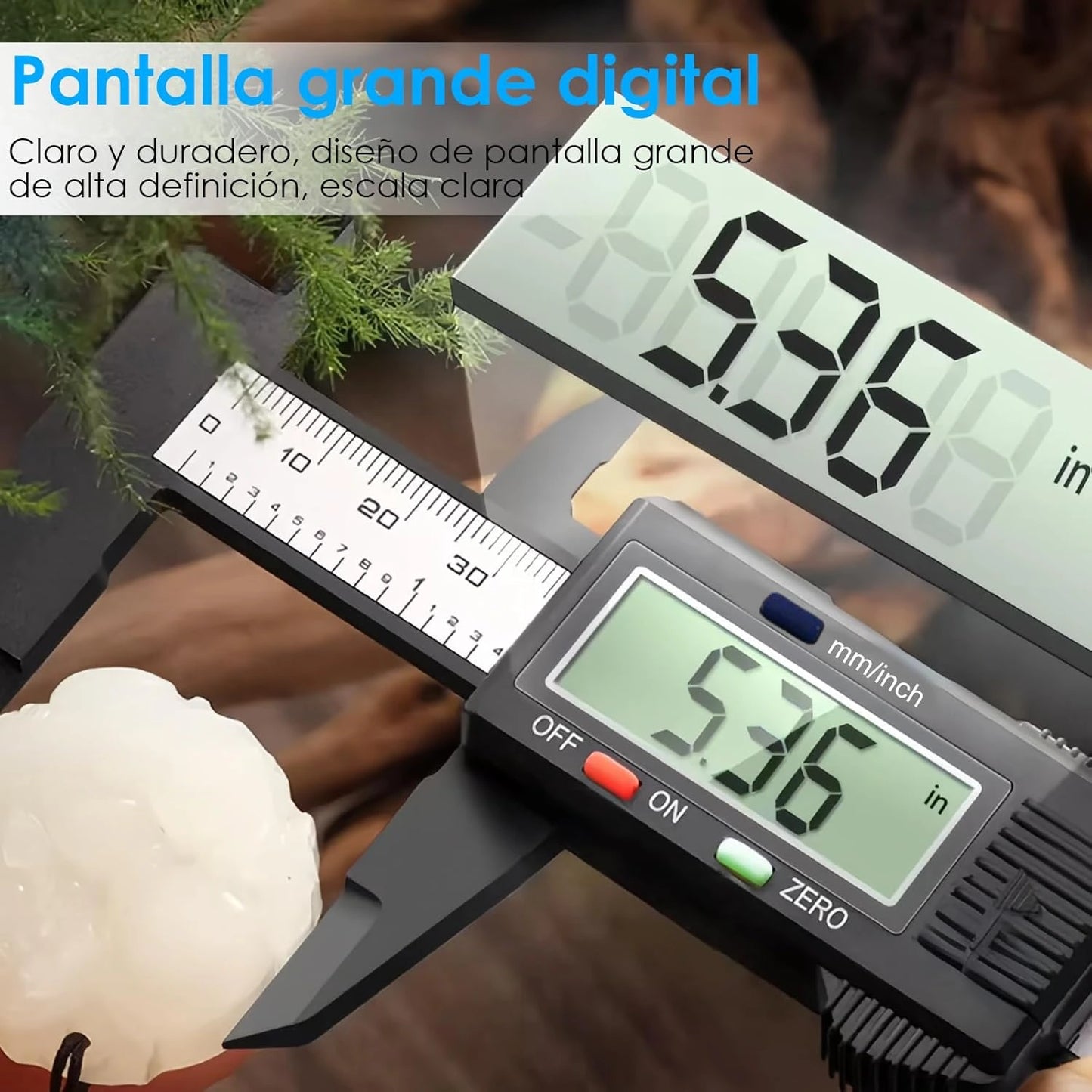 Calibrador Digital Pro™: Precisión Milimétrica y Lectura Instantánea