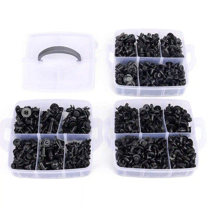 Kit Maestro de Carrocería: 620 Clips Automotrices Universales + Herramientas de Precisión