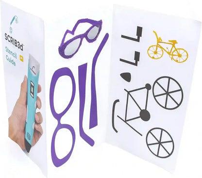 Bolígrafo de impresión 3D con pantalla, incluye bolígrafo 3D, 3 colores iniciales de filamento PLA, libro de plantillas + guía de proyectos y cargador