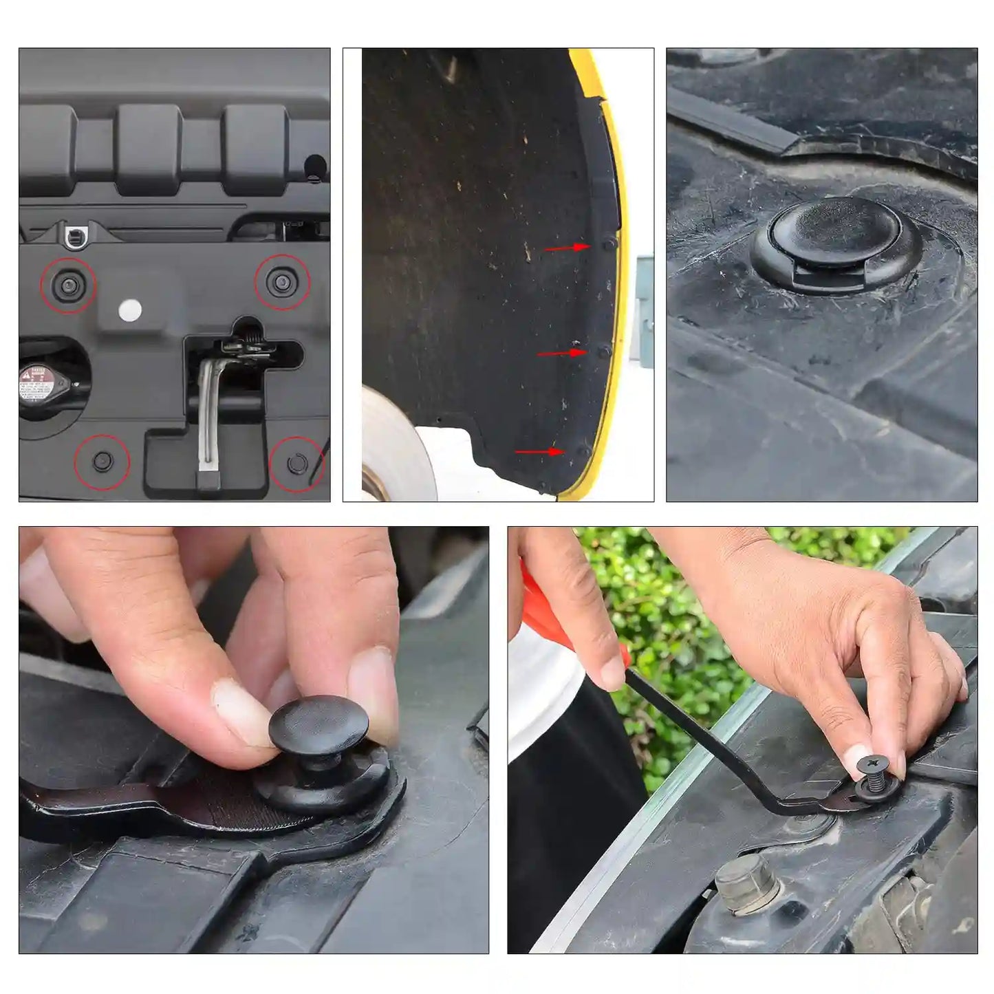Kit Maestro de Carrocería: 620 Clips Automotrices Universales + Herramientas de Precisión