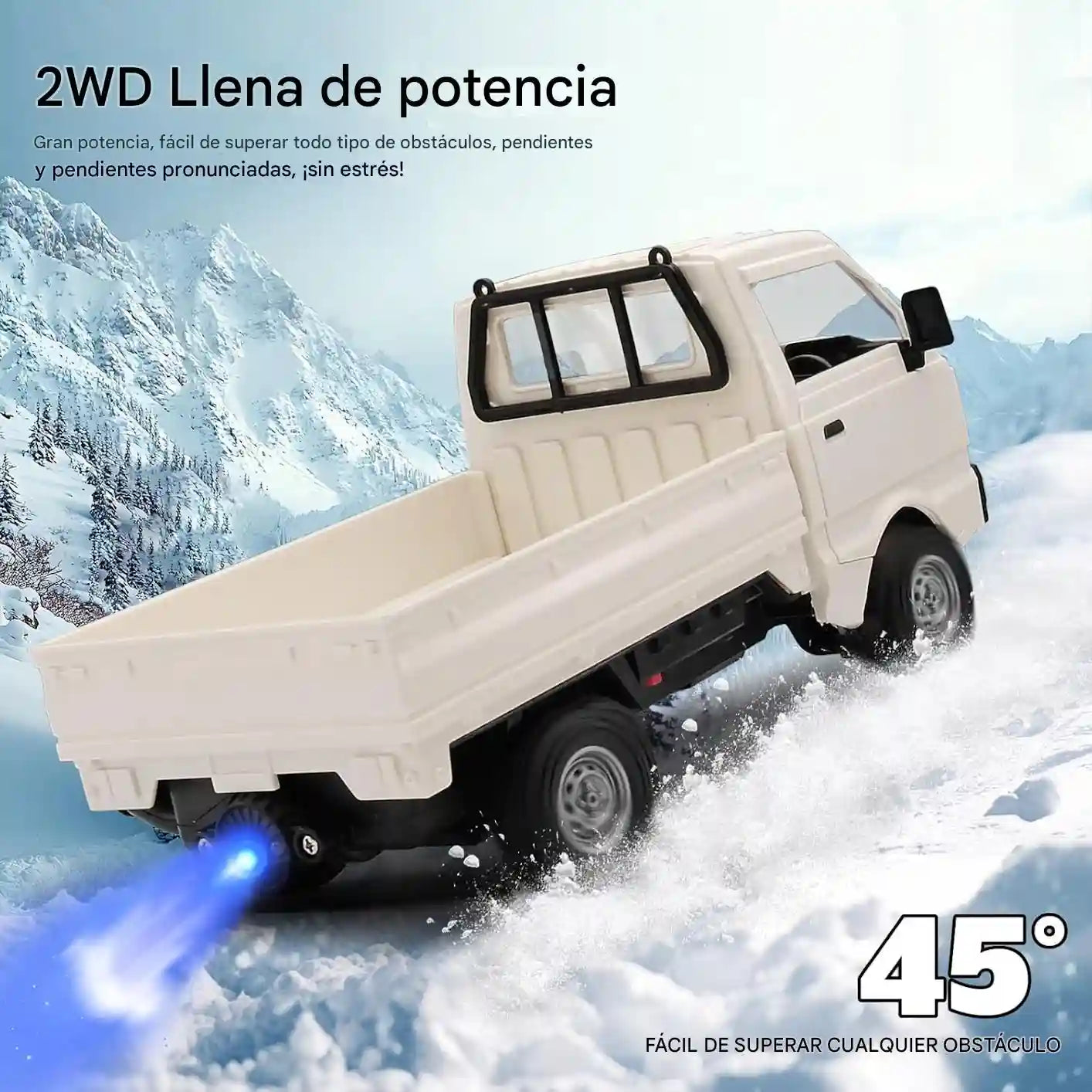 ¡El regalo del año para tus hijos! Rock Crawler 4WD: Diversión real. Incluye control, batería recargable y mini cajas.