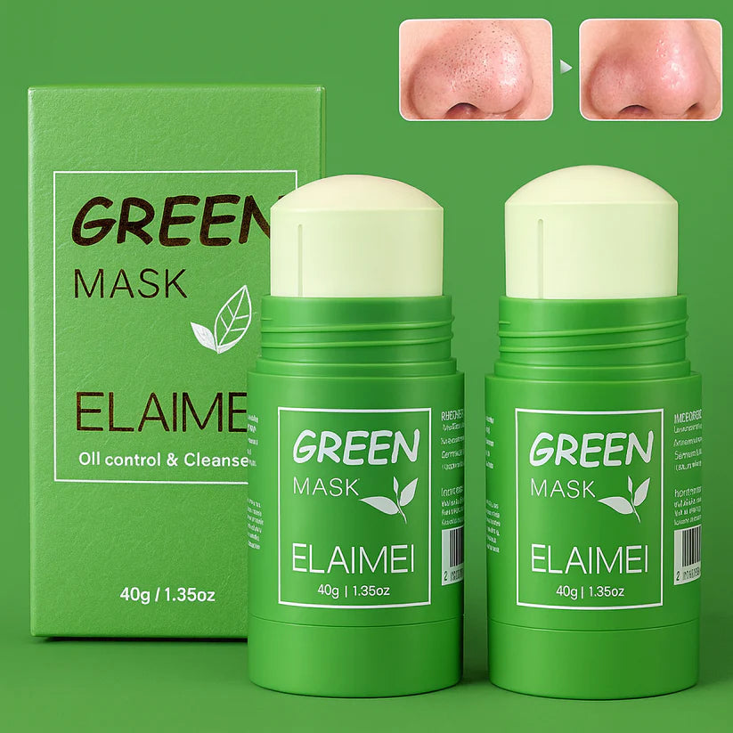 3X1 Mascarilla purificante de Té Verde - GreenPure Stick