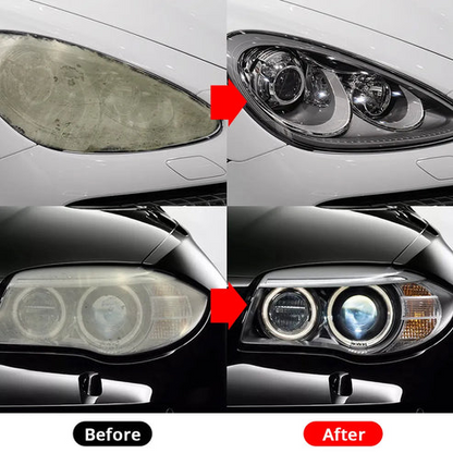 REPARADOR DE FAROS – Claridad restaurada, brillo renovado y conducción más segura en minutos