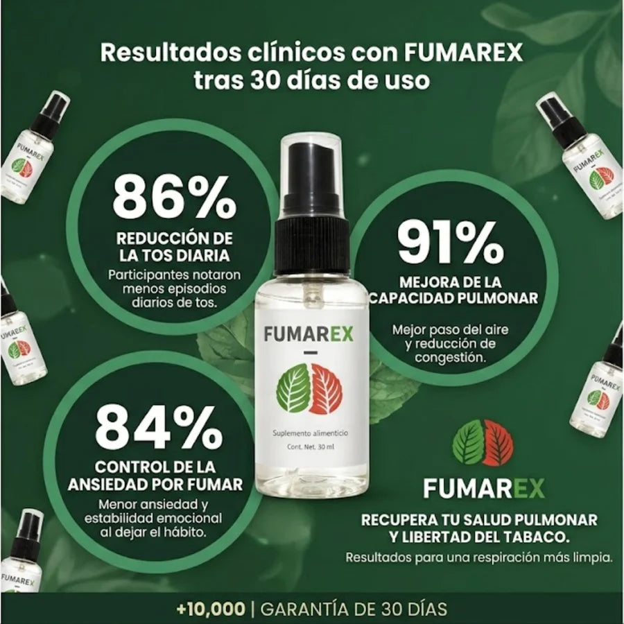 FUMAREX™ - Apoyo natural para dejar el cigarrillo sin sufrimiento