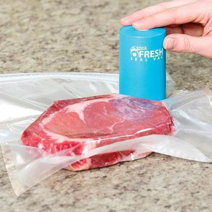 Sellador al vacío, Conserva tu comida hasta 5 veces más tiempo, incluye 6 bolsas reutilizables