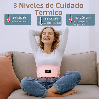 CALMABELT™  - Masajeador térmico para cólicos menstruales