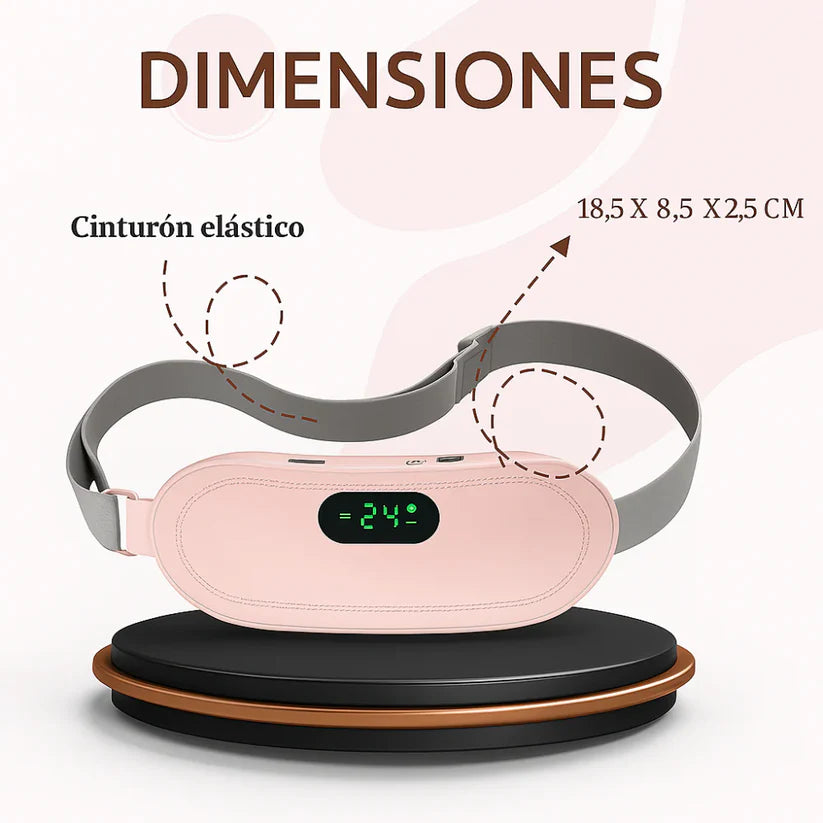 CALMABELT™  - Masajeador térmico para cólicos menstruales