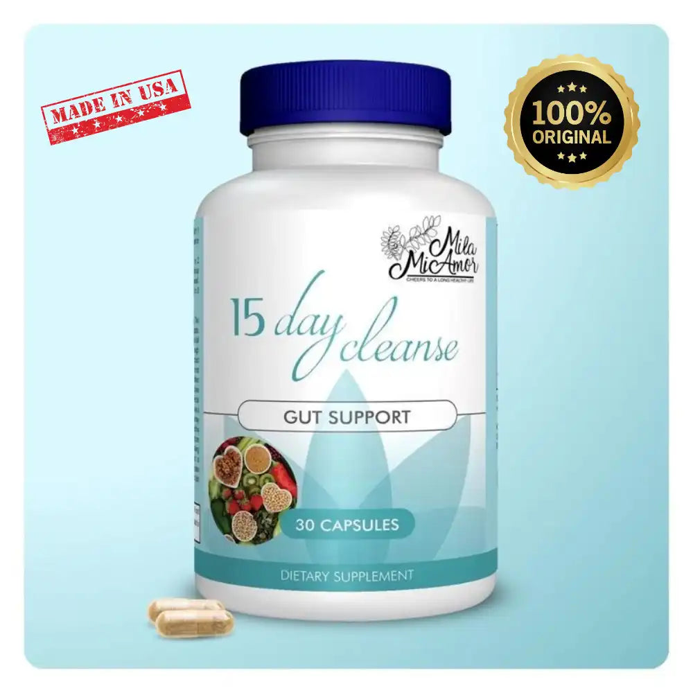 15 Days Cleanse Limpieza intestinal - Libérate de la hinchazón y recupera tu comodidad digestiva en solo 15 días