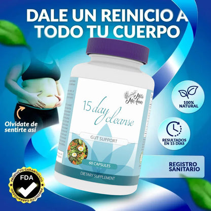15 Días Cleanse | Détox Limpieza Estomacal Completa en 15 Días