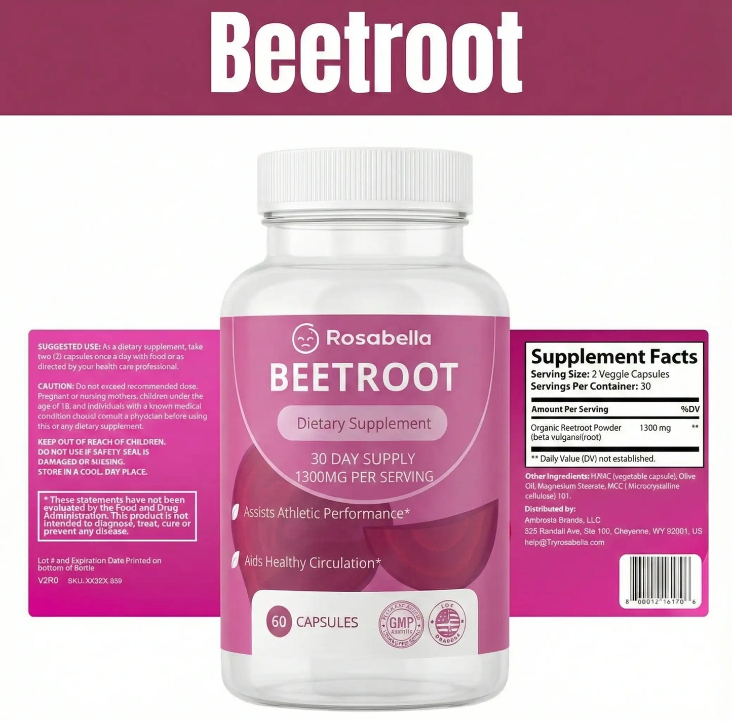 Beetroot Cápsulas: El impulso natural que su corazón y su energía necesitan