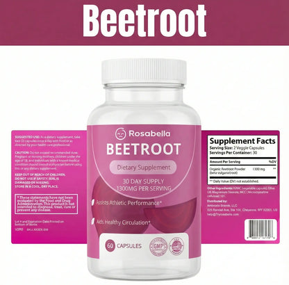Beetroot Cápsulas: El impulso natural que su corazón y su energía necesitan