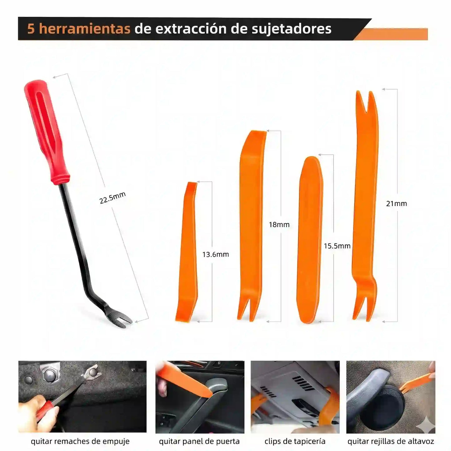 Kit Maestro de Carrocería: 620 Clips Automotrices Universales + Herramientas de Precisión