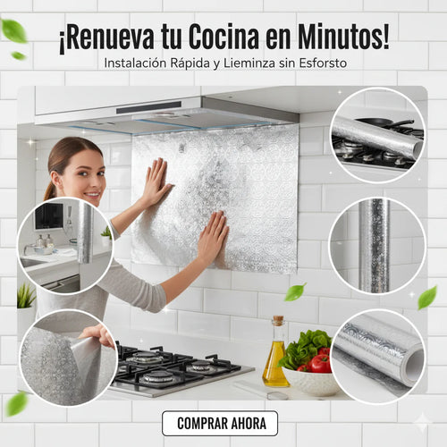 PAPEL ALUMINIO PARA COCINA