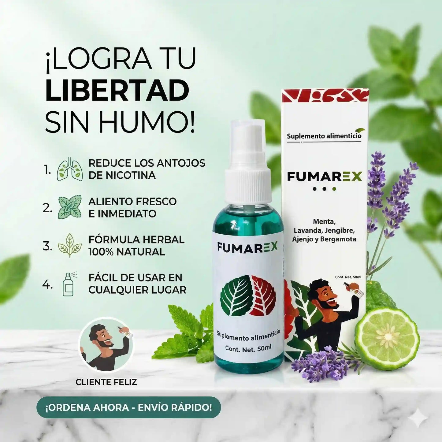 FUMAREX™ - Apoyo natural para dejar el cigarrillo sin sufrimiento