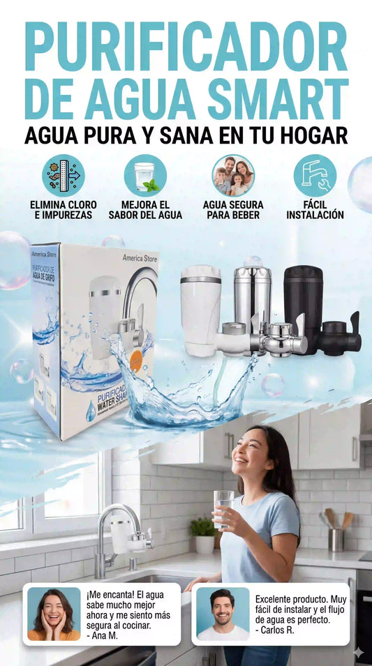 Purificador de Agua AquaClean™: Salud y Pureza Directo de tu Grifo.