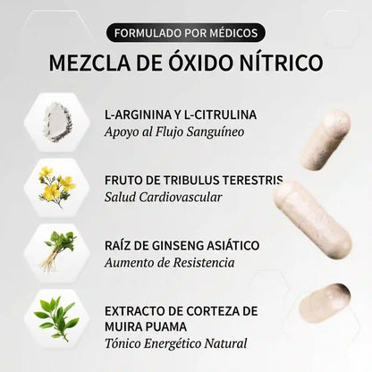 Potenciador de Óxido Nítrico Snap: Dale vida a tu corazón y potencia a tus músculos