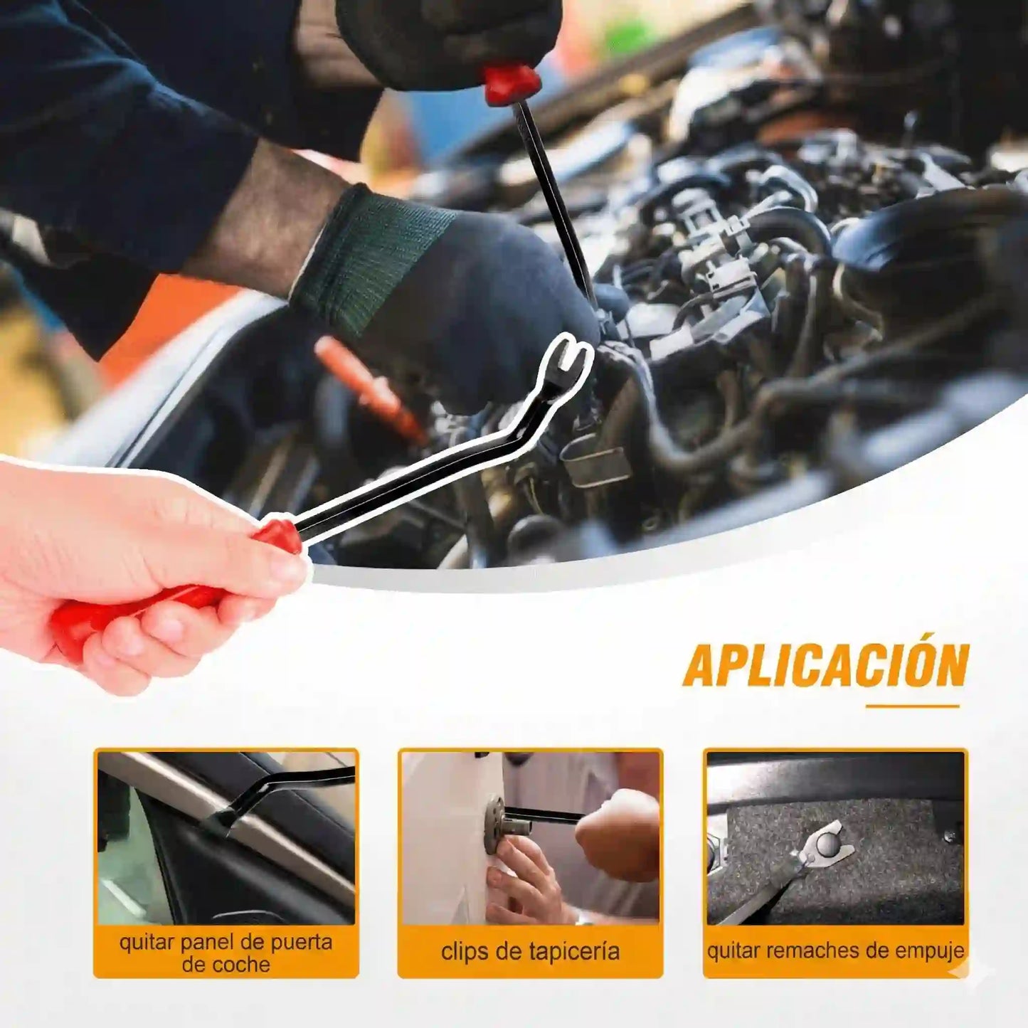 Kit Maestro de Carrocería: 620 Clips Automotrices Universales + Herramientas de Precisión